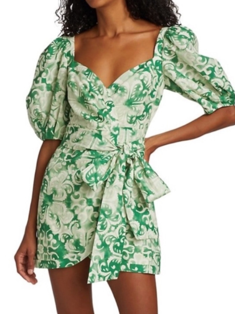 Alexis Tie Waist Mini Dress - S 🌟